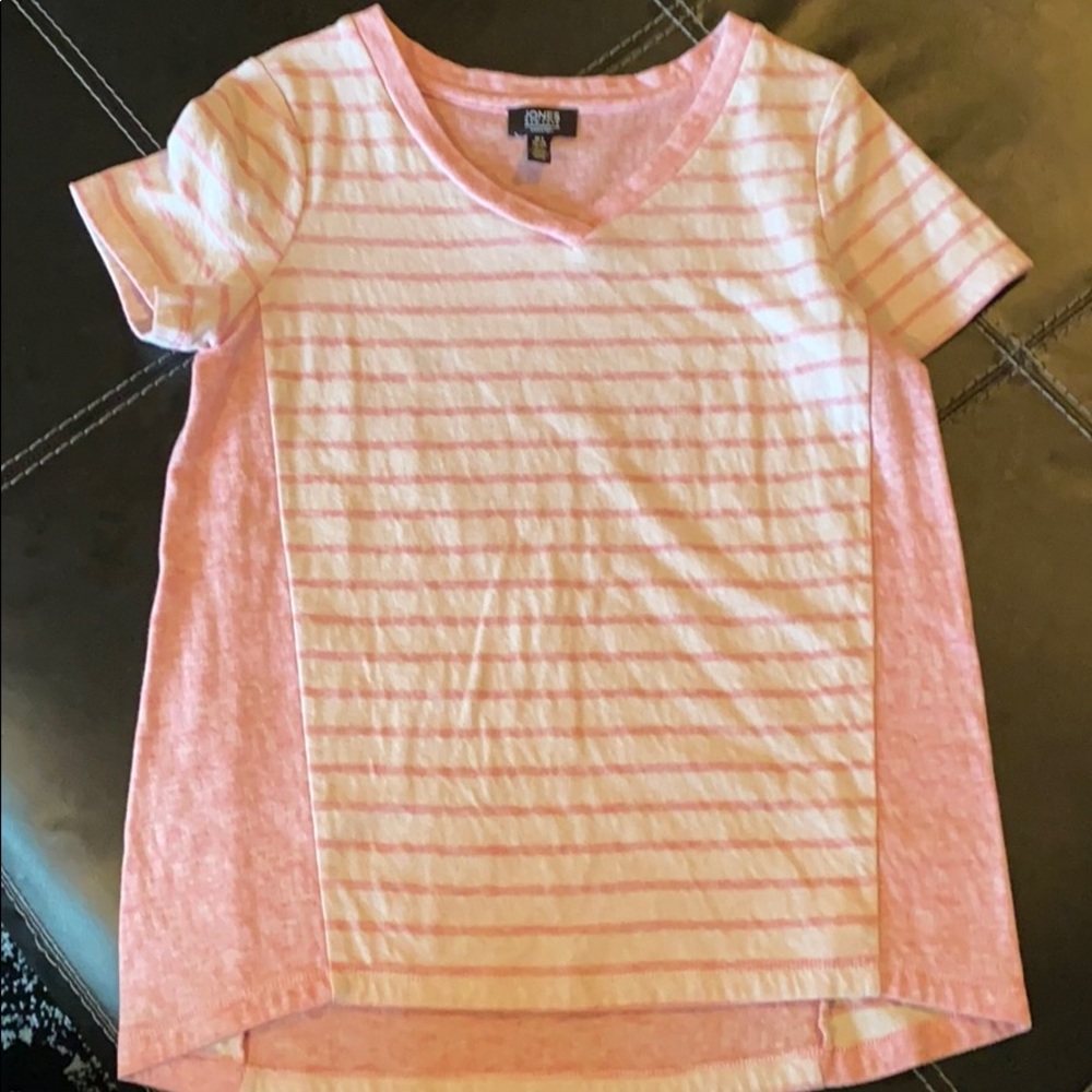 Pink V neck